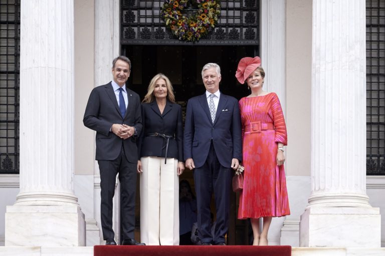 Συνάντηση του Κυριάκου Μητσοτάκη με το βασιλικό ζεύγος του Βελγίου – Τι συζήτησαν