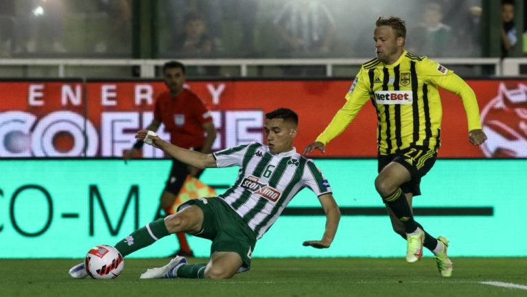 O Παναθηναϊκός νίκησε 1-0 τον Άρη και πέρασε στην τρίτη θέση