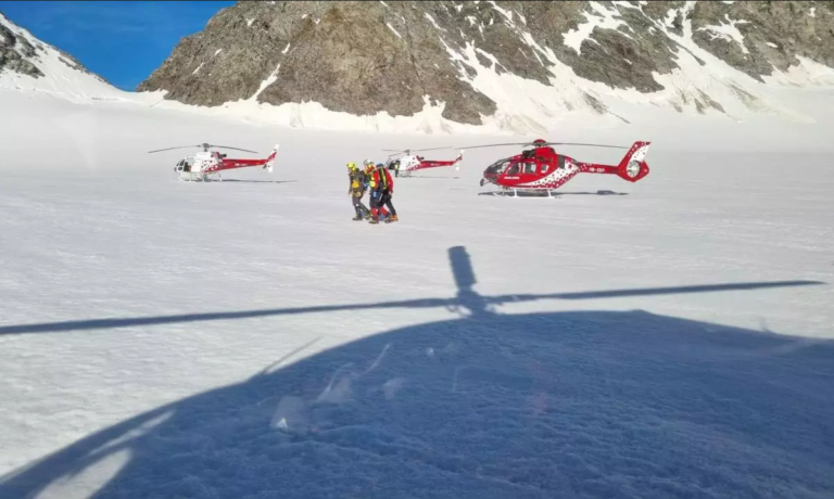 Ελβετία-κατάρρευση παγετώνα: 17 ορειβάτες παρασύρθηκαν, δύο νεκροί