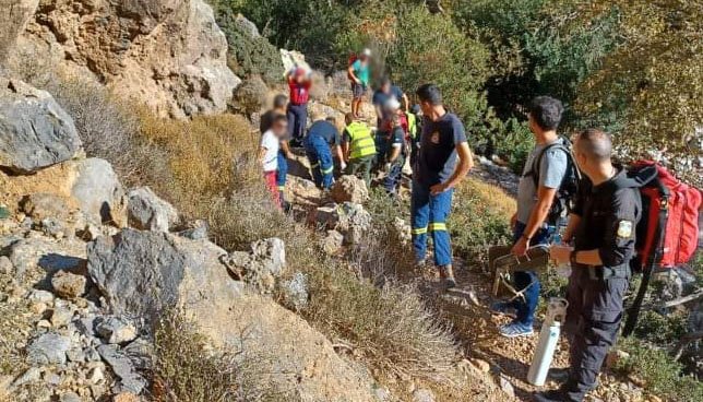 Διάσωση 44χρονης Ολλανδής στα Σφακιά