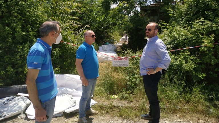 Καρδίτσα: Απομάκρυνση υλικών αμιάντου από το οικόπεδο όπου θα γίνει το νέο Κ.Υ. Μουζακίου
