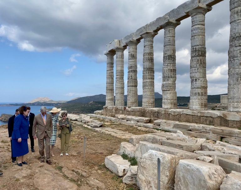 Σε Σούνιο και Θορικό το βασιλικό ζεύγος του Βελγίου