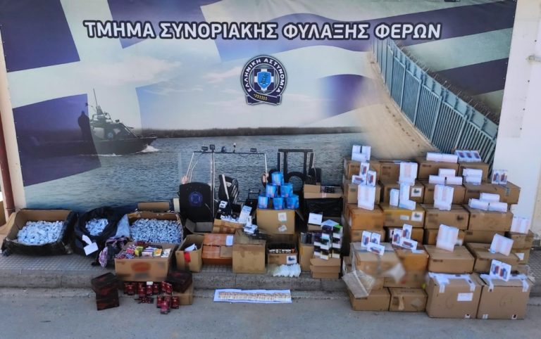 Αλεξανδρούπολη: Κατασχέθηκε μεγάλη ποσότητα λαθραίων προϊόντων αξίας 180.000 ευρώ