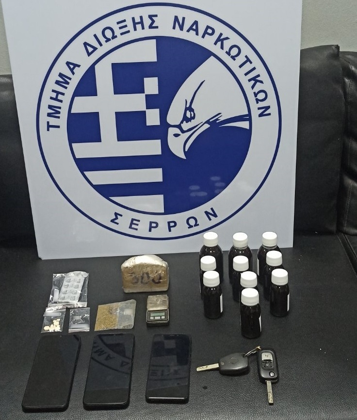 Τρεις συλλήψεις στη Θεσ/νικη από Σερραίους αστυνομικούς – Κατασχέθηκαν ηρωίνη και υγρή μεθαδόνη
