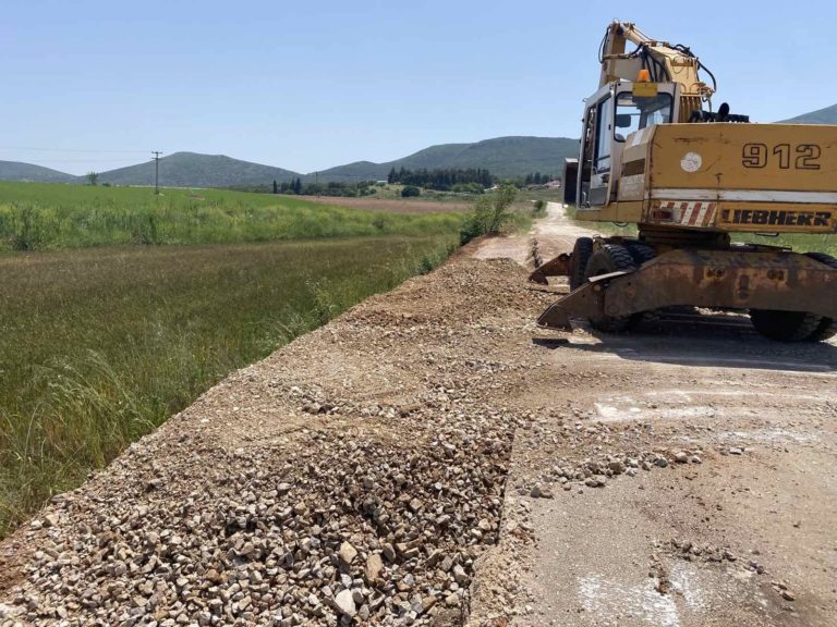 Έργα βελτίωσης στο δρόμο που συνδέει τον οικισμό της Νεράιδας με την Εθνική Οδό Φαρσάλων – Βόλου