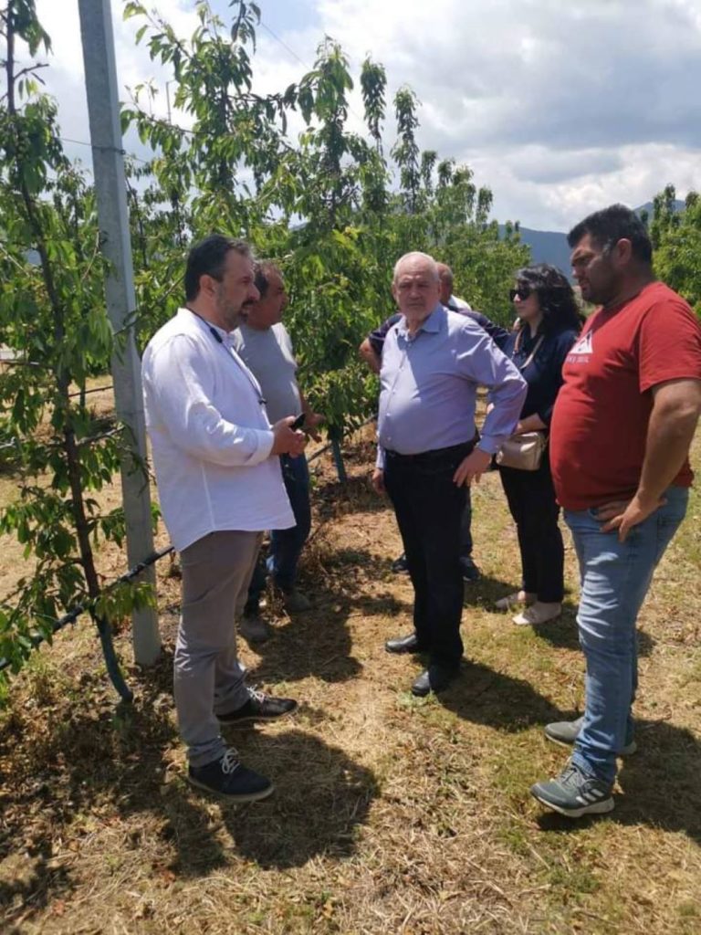 Κλιμάκιο του ΣΥΡΙΖΑ – Π. Σ. σε πληγείσες περιοχές της Μαντινείας του δήμου Τρίπολης