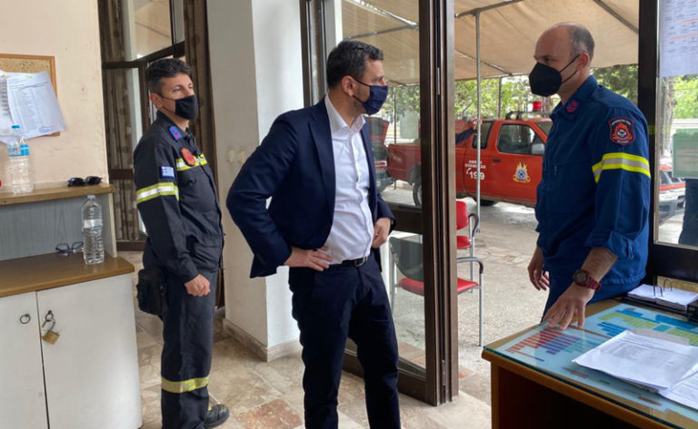 Συζήτησαν την μεταστέγαση της Π.Υ. Λεχαινών