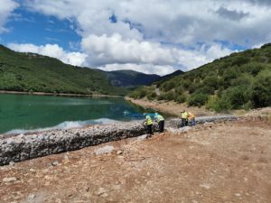 Σε εξέλιξη οι εργασίες ανάπλασης και ανάδειξης της λίμνης του Λάδωνα Γορτυνίας