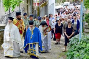 Λέσβος: Τον Νεομάρτυρα Κωνσταντίνο εξ Αγαρηνών γιορτάζει το Υψηλομέτωπο (ηχητικό)