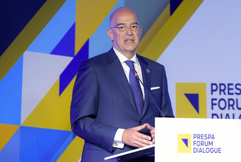 Νίκος Δένδιας: «Ιστορία επιτυχίας η σχέση της Ελλάδας με τη Βόρεια Μακεδονία»