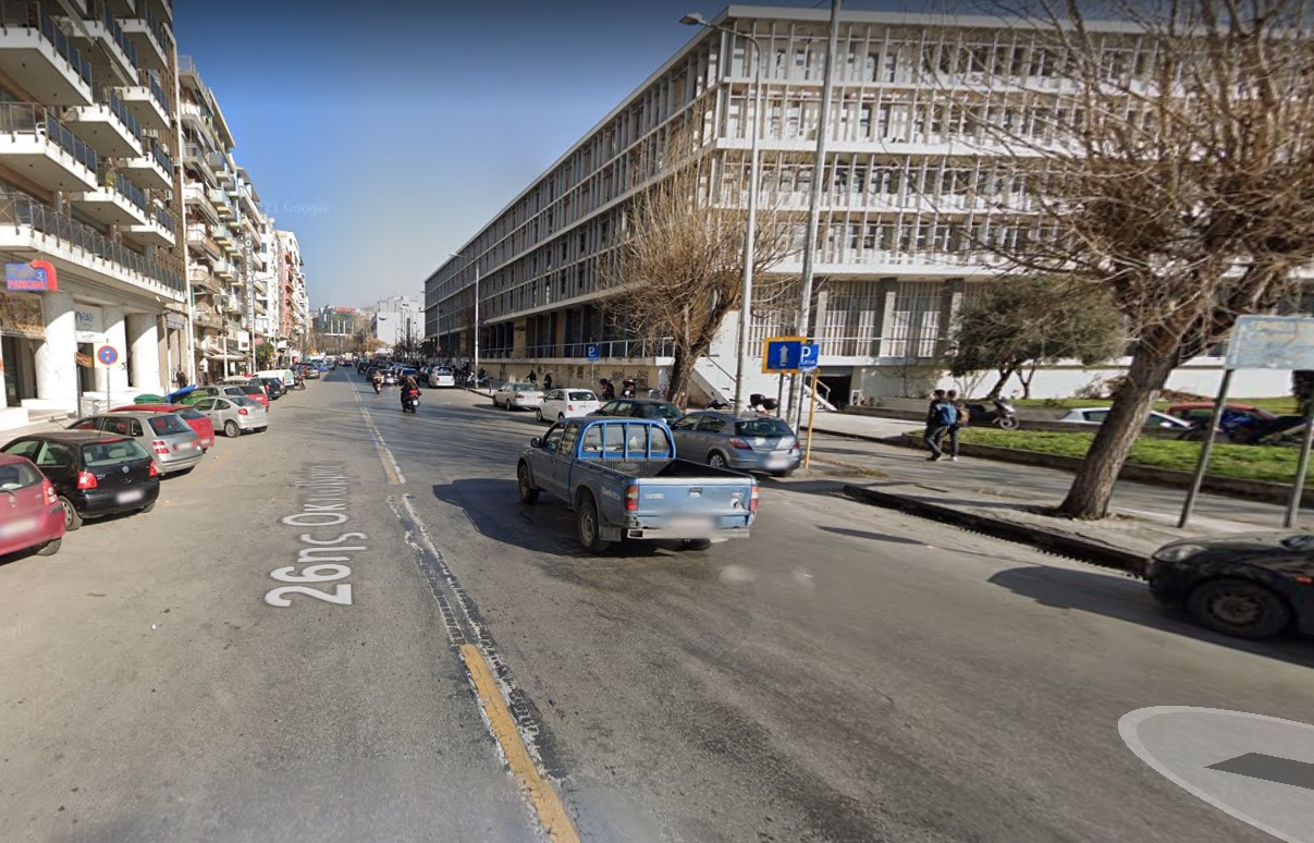Διπλής κατεύθυνσης και πάλι η 26ης Οκτωβρίου μπροστά από τα δικαστήρια Θεσσαλονίκης