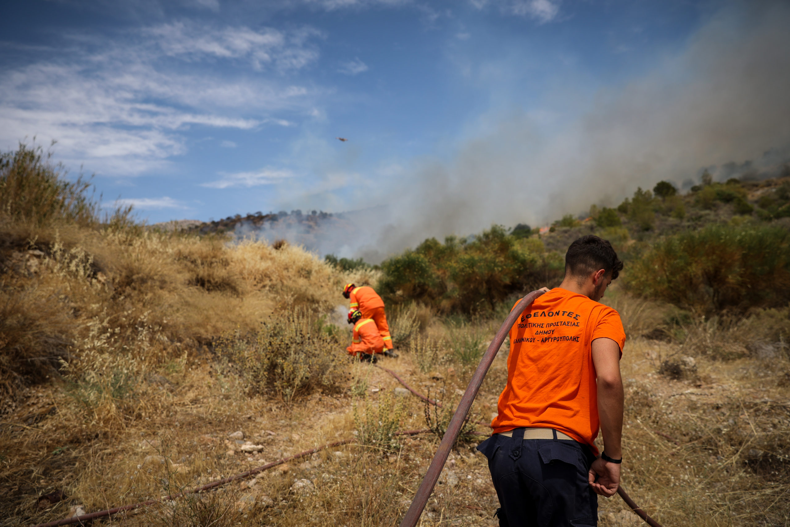 Αρκαδία: Σε ύφεση η φωτιά στην Ορεινή Μελιγού