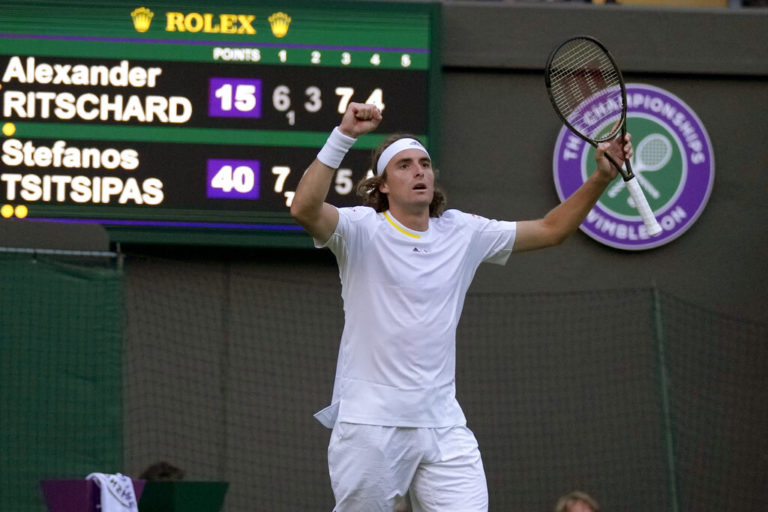 Νίκες για Τσιτσιπά και Σάκκαρη στον 1ο γύρο του Wimbledon