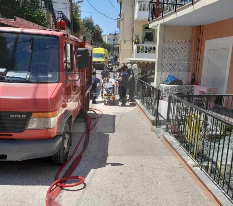 Στο νοσοκομείο Χίου 79χρονος μετά από πυρκαγιά σπίτι του
