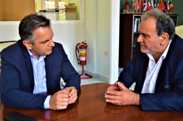 Φλώρινα: Συνάντηση εργασίας προέδρου ΕΒΕ με Περιφερειάρχη Δυτικής Μακεδονίας