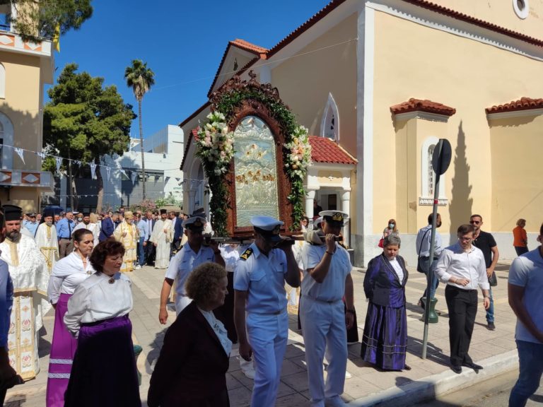 Καλαμάτα: Λιτανεία στην παραλία για την εορτή της Αναλήψεως
