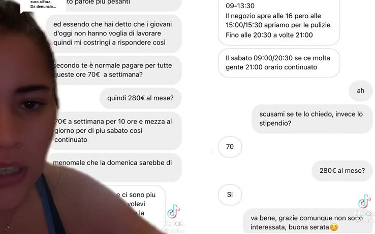 «Μου πρότειναν δουλειά ως πωλήτρια για 280 ευρώ τον μήνα» ― Η βίντεο – καταγγελία Ιταλής που έγινε viral