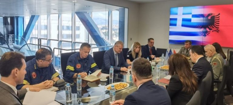 Ενίσχυση συνεργασίας Ελλάδας – Αλβανίας στην αντιμετώπιση φυσικών καταστροφών