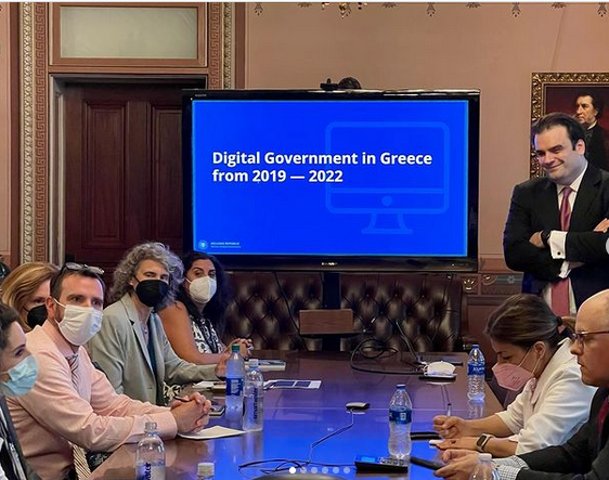 Στoν Λευκό Οίκο ο Κυριάκος Πιερρακάκης – Παρουσίασε την ψηφιακή στρατηγική της Ελλάδας