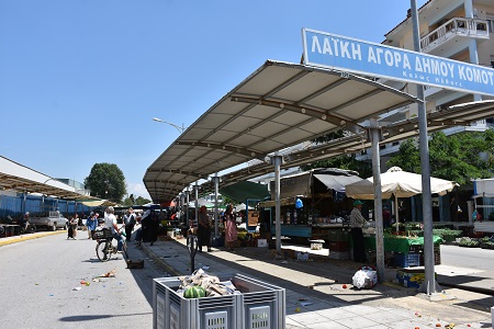 Κομοτηνή: Προσπαθούν να βρουν το βηματισμό τους έμποροι, παραγωγοί και καταναλωτές  στη λαϊκή αγορά