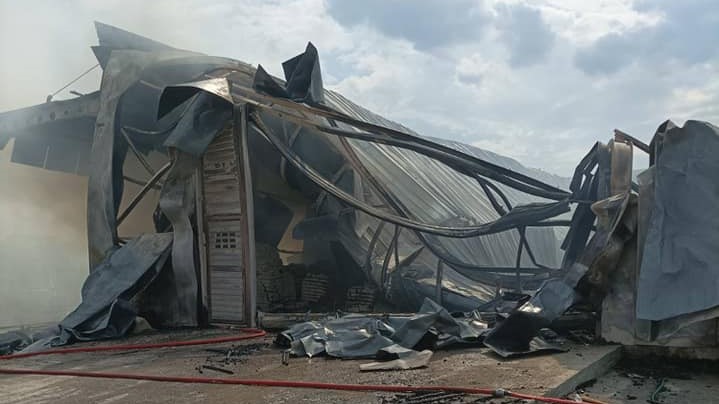 Eordaialive.com - Τα Νέα της Πτολεμαΐδας, Εορδαίας, Κοζάνης Πτολεμαΐδα: Καταστράφηκε μάντρα οικοδομικών υλικών από φωτιά