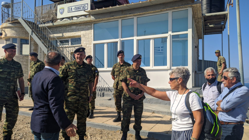 Επίσκεψη βουλευτή ΚΚΕ Ν. Παπαναστάση σε στρατιωτικές μονάδες της Χίου (video)