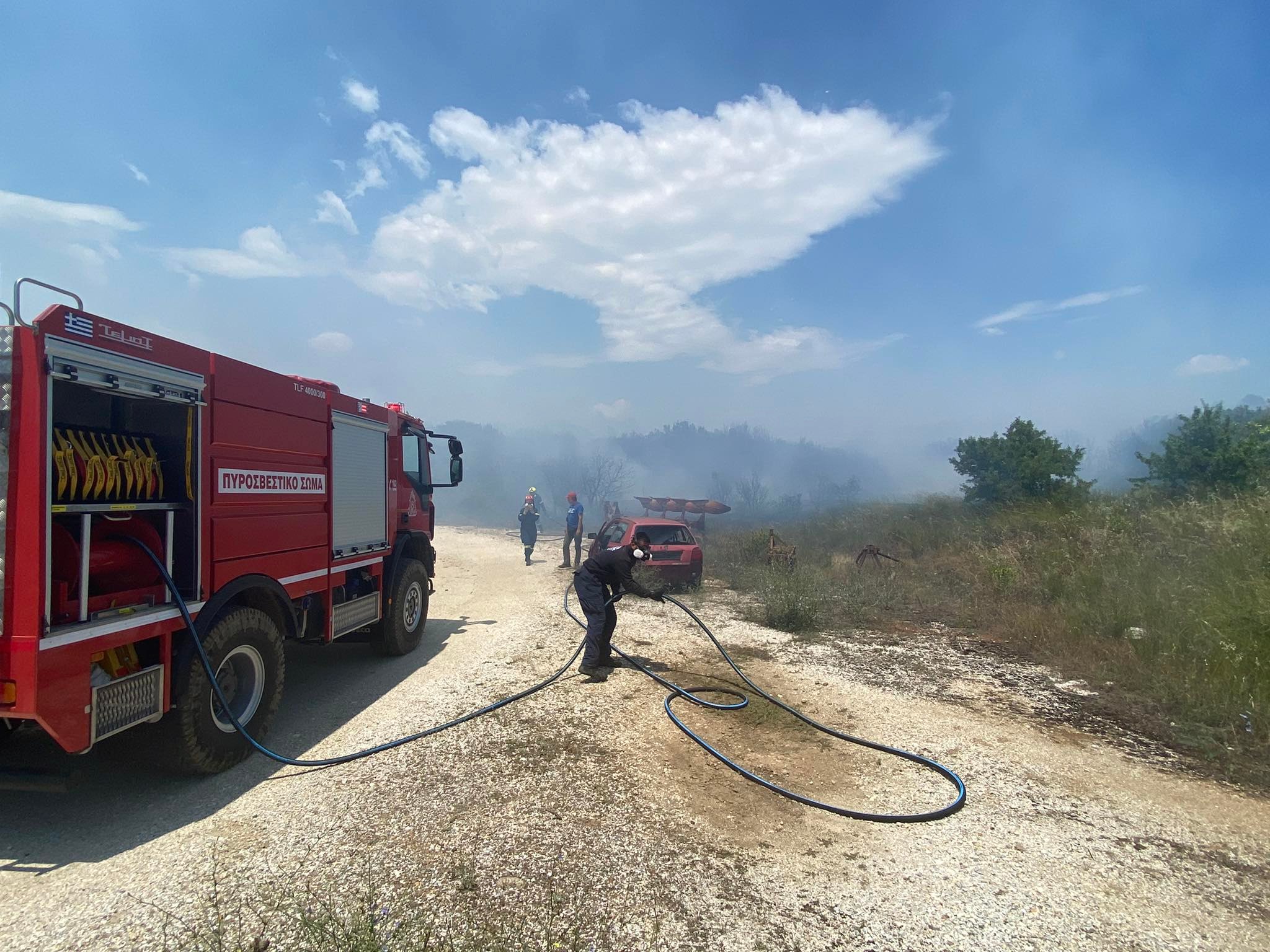 Υπό πλήρη έλεγχο τέθηκε η φωτιά στην Θάσο – Σε επιφυλακή οι πυροσβεστικές δυνάμεις