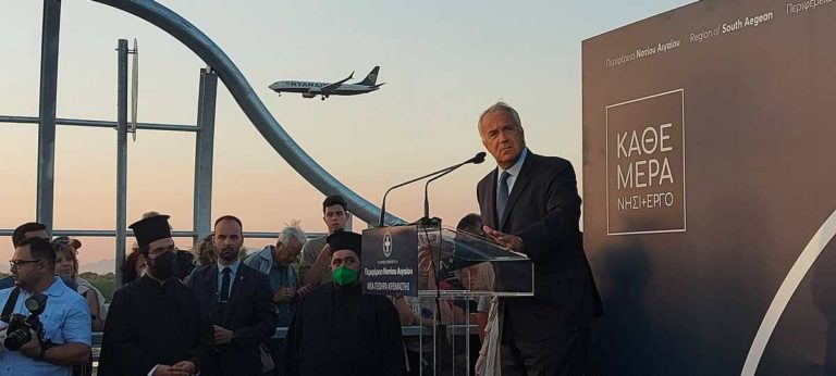 Ρόδος: Παρουσία του Υπουργού Εσωτερικών Μάκη Βορίδη, τα εγκαίνια της νέας γέφυρας Κρεμαστής