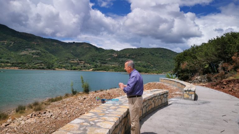 Σε εξέλιξη οι εργασίες ανάπλασης και ανάδειξης της λίμνης του Λάδωνα Γορτυνίας