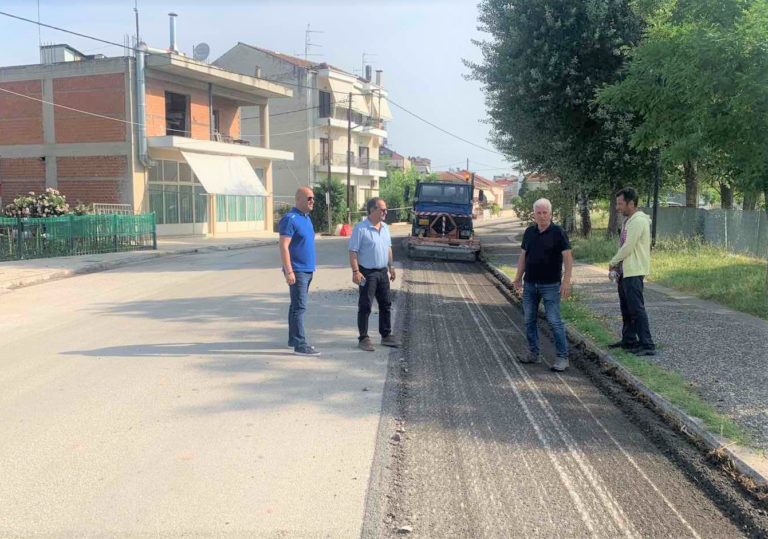 Καρδίτσα: Άρχισαν οι εργασίες ασφαλτόστρωσης στην οδό Σαμαροπούλου