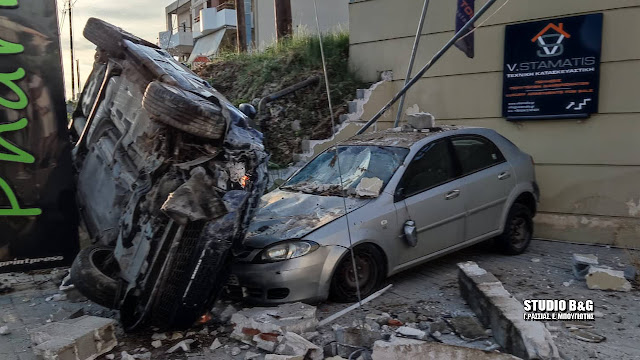 Αργολίδα: Τρελή πορεία αυτοκινήτου στην Άρια Ναυπλίου
