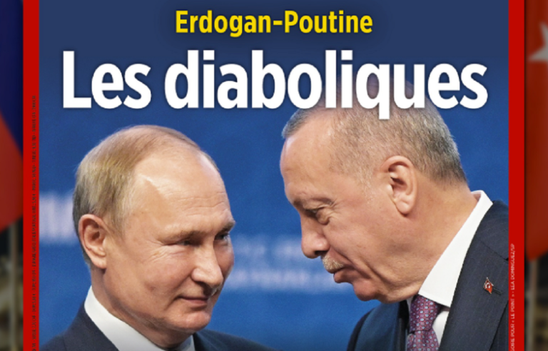 Σκληρό πρωτοσέλιδο από τη Le Point: Οι «διαβολικοί» Πούτιν και Ερντογάν