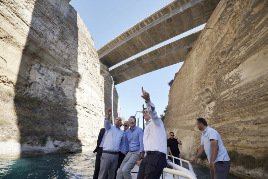 Παραδίδεται τη Δευτέρα 4 Ιουλίου στη ναυσιπλοΐα η διώρυγα της Κορίνθου