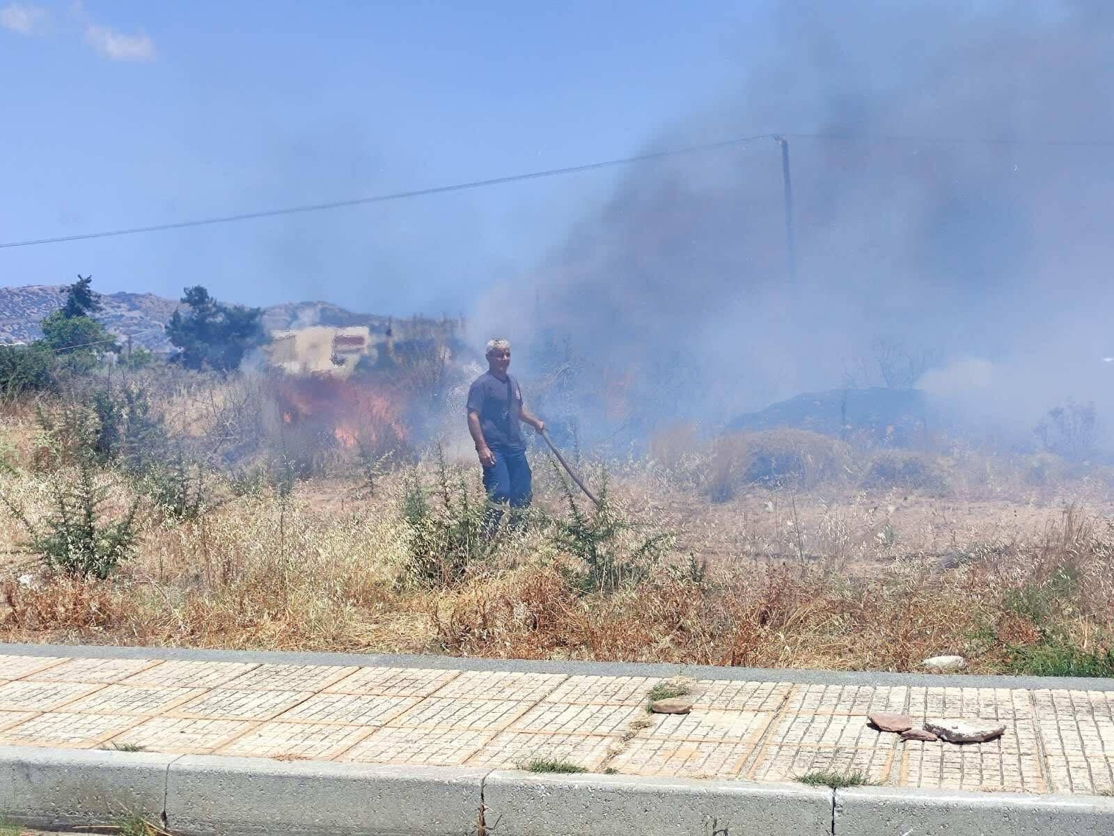 Φωτιά τώρα σε δασική έκταση στο Καμπί Ζακύνθου