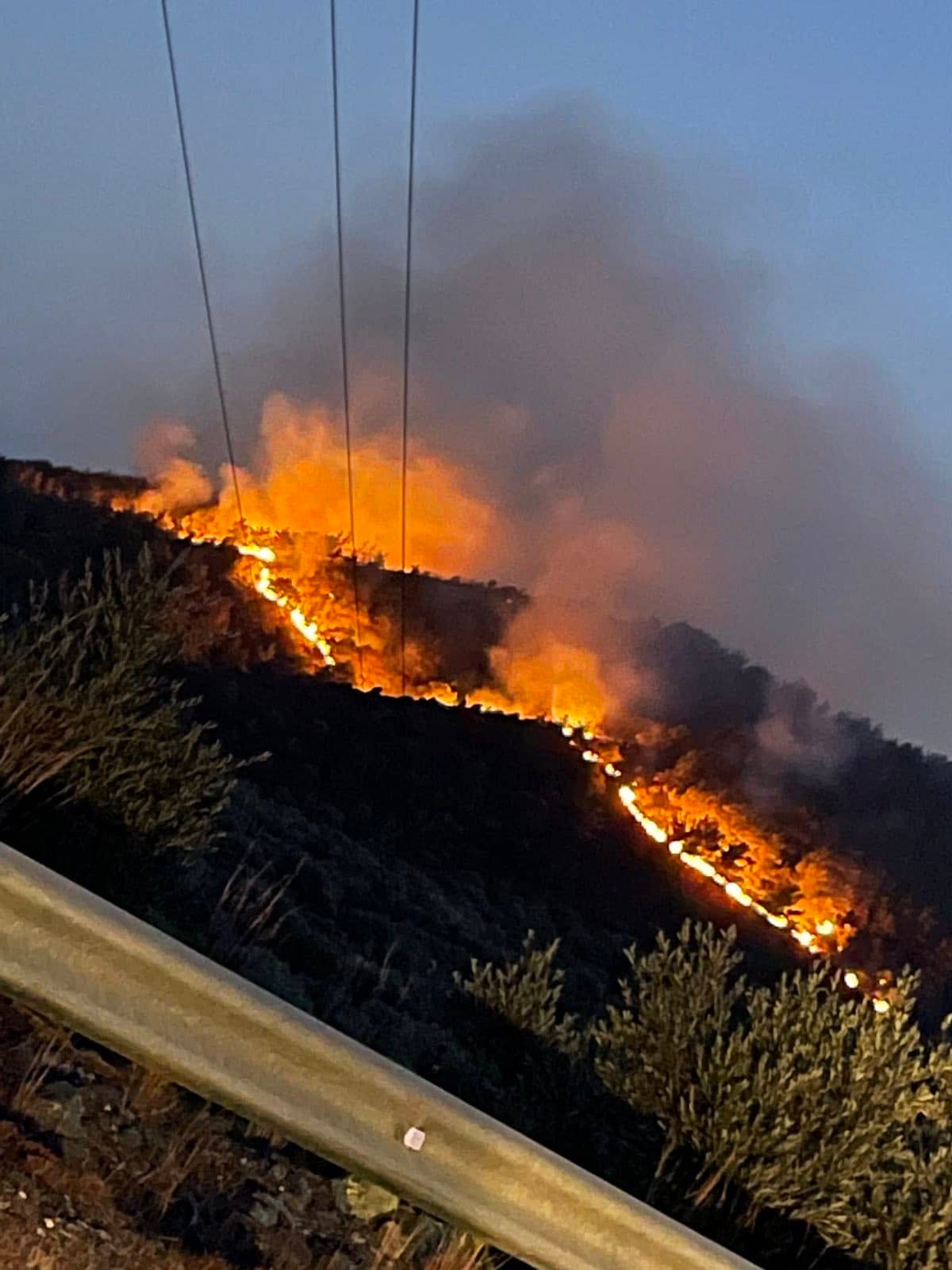 Κάηκε μαντρί στην περιοχή του Ριζομύλου