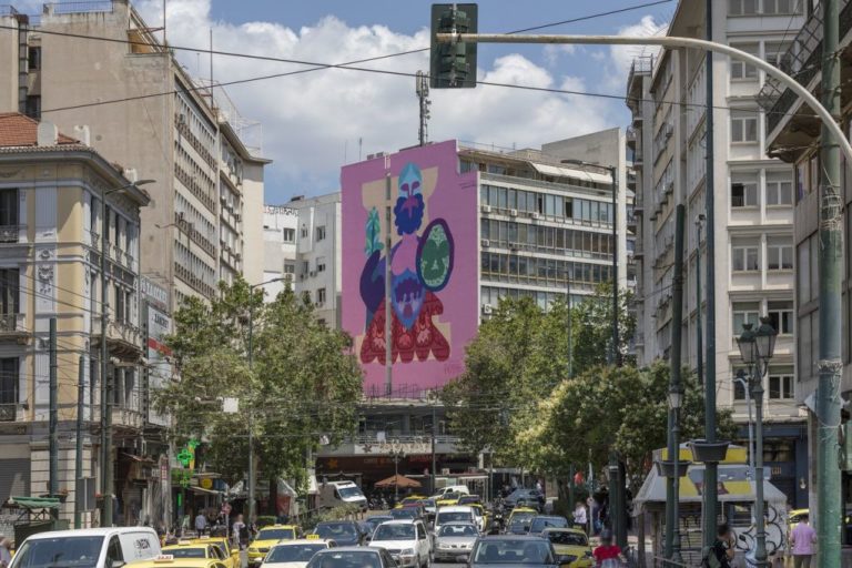 Στέγη Ιδρύματος Ωνάση: Δύο νέες τοιχογραφίες σε πολυσύχναστα σημεία της Αθήνας