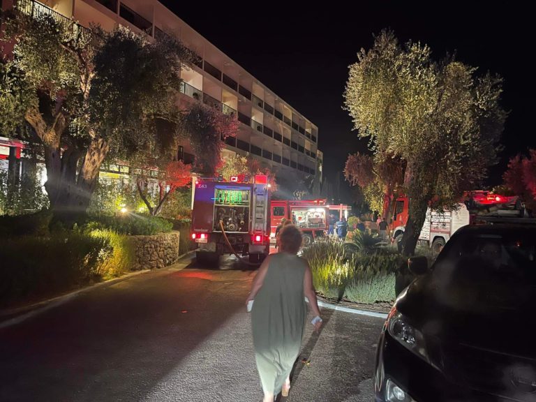Κέρκυρα: Φωτιά στο ξενοδοχείο Imperial – Σβήστηκε γρήγορα