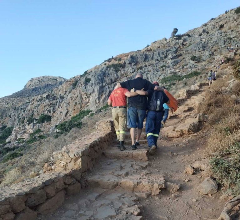 Εγκλωβισμός 44χρονου Τεξανού σε μονοπάτι του Μπάλλου – Επιχείρηση διάσωσης