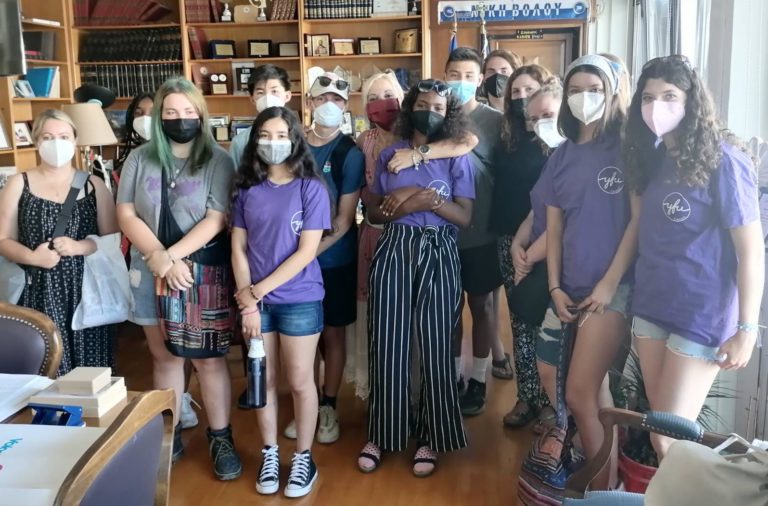 Μαθητές από τις ΗΠΑ επισκέφθηκαν την Αντιπεριφερειάρχη Μαγνησίας
