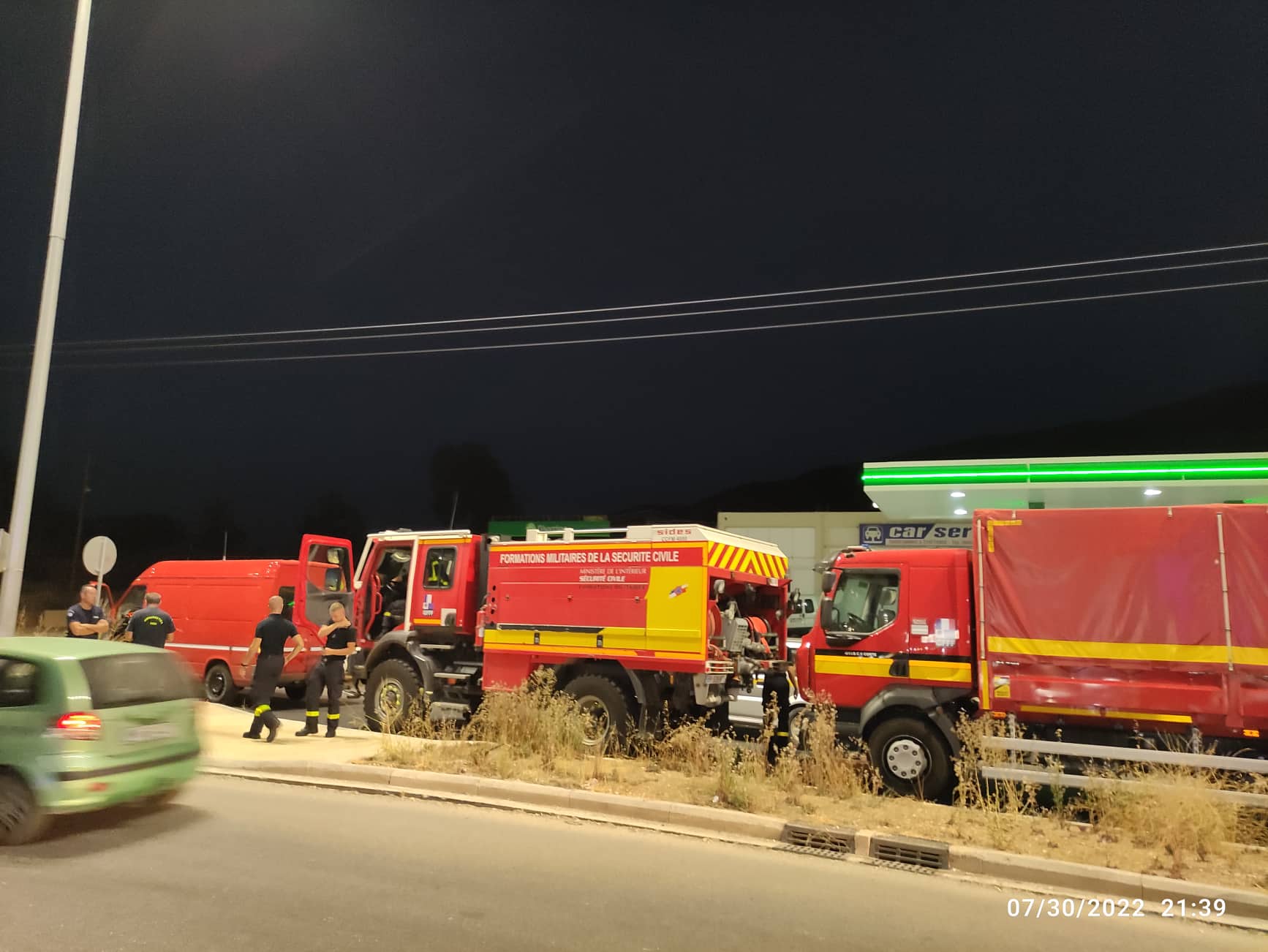 Ηγουμενίτσα: Ήρθαν οι 25 Γάλλοι πυροσβέστες με 8 οχήματα (video)