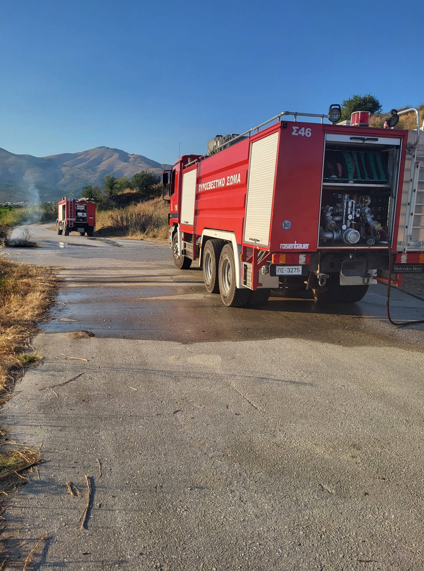Θεσπρωτία: Δύο φωτιές στην περιοχή των Φιλιατών