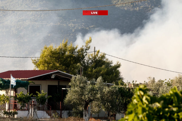 Live: Σε ύφεση η φωτιά στα Μέγαρα – Μάχη για τις αναζωπυρώσεις