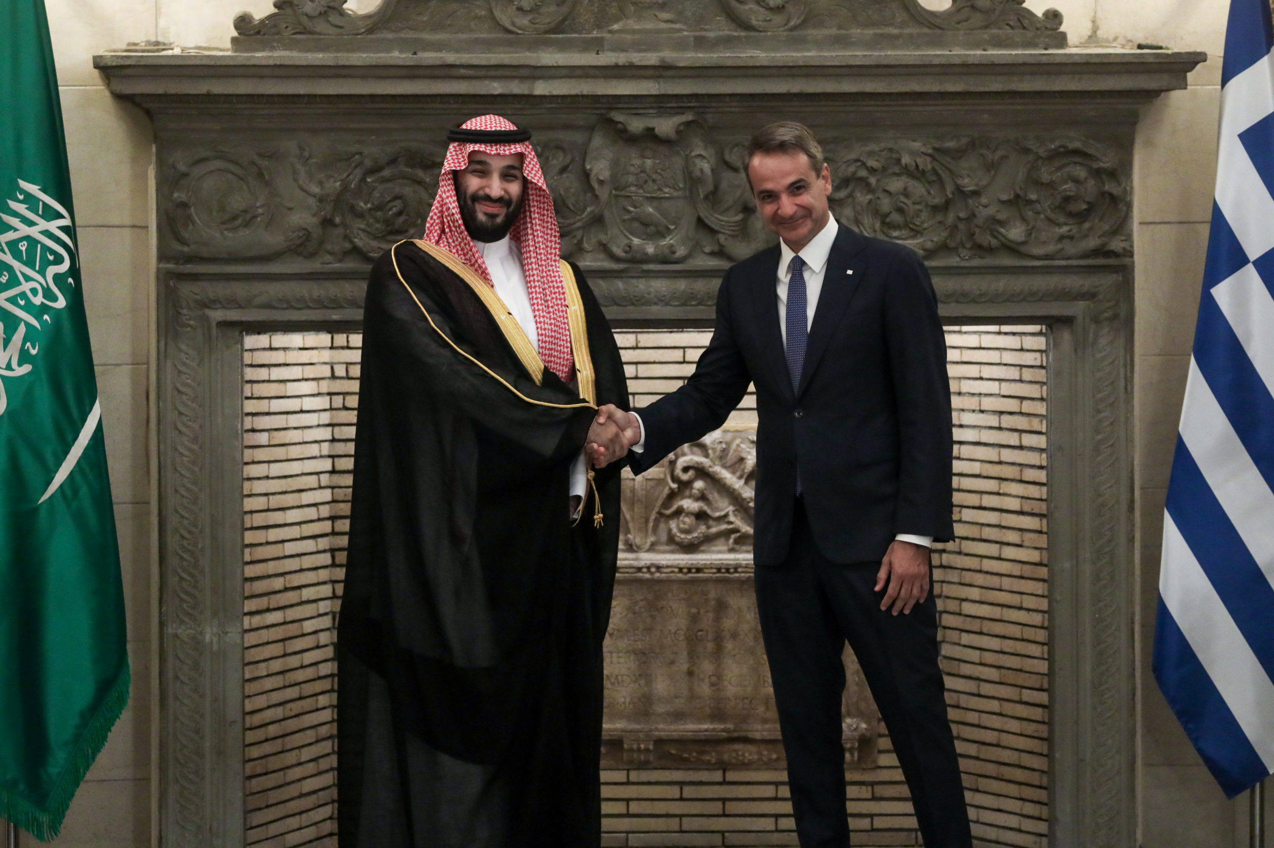 Στην Ακρόπολη ο πρωθυπουργός και ο πρίγκιπας διάδοχος της Σαουδικής Αραβίας