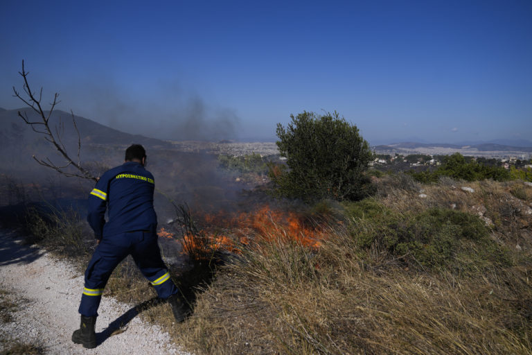 Ε. Λέκκας για την φωτιά στην Πεντέλη: Πάνω από 35 θέσεις πυρκαγιάς μετρήθηκαν το βράδυ στην ευρύτερη περιοχή (video)