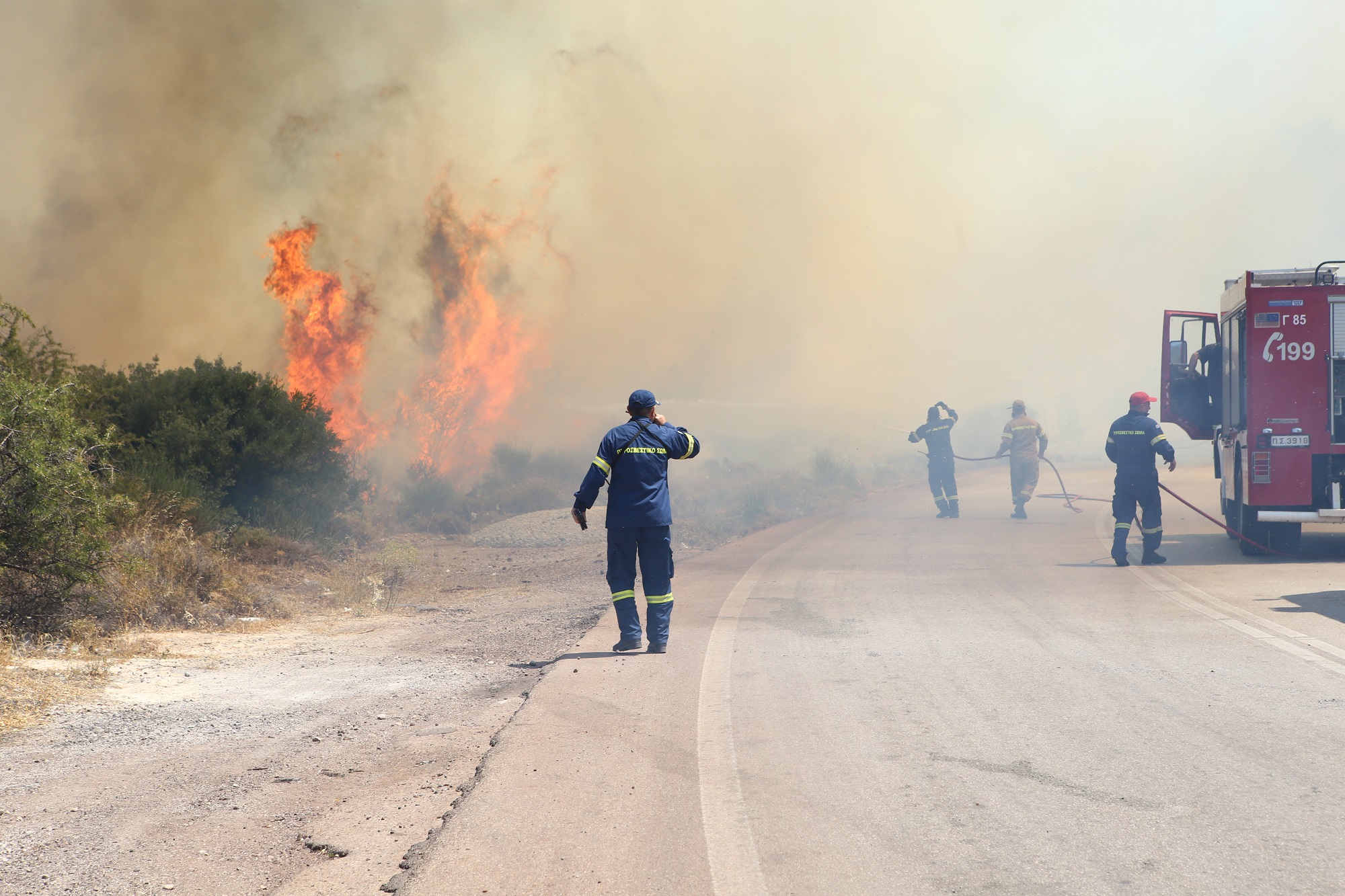 Σαράντα δασικές πυρκαγιές το τελευταίο 24ωρο – Σε εξέλιξη η φωτιά στο Δίστομο Βοιωτίας