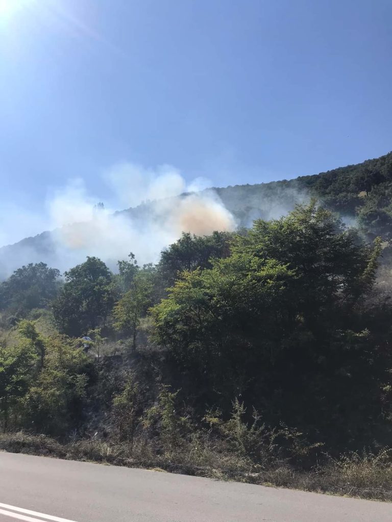 Αμύνταιο: Υπό έλεγχο η φωτιά στο Σκλήθρο