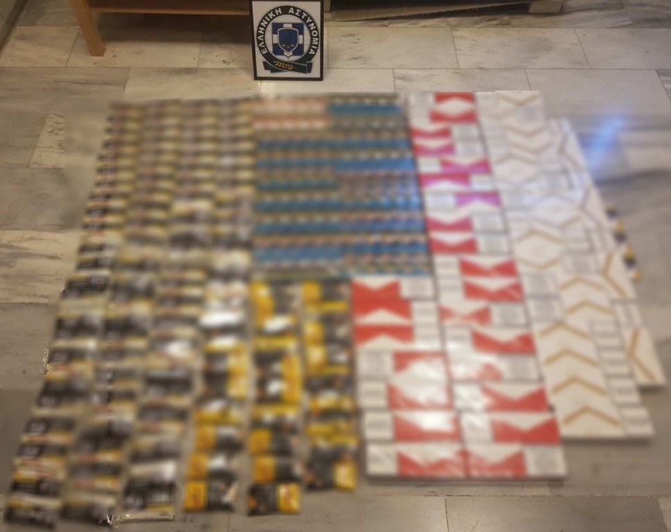 Χανιά: Κατασχέθηκαν συνολικά 625 πακέτα τσιγάρα και 142 πακέτα καπνού -Δύο συλλήψεις