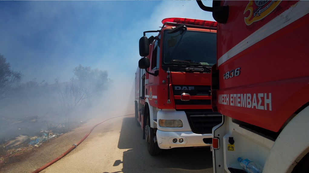 Τρίπολη: Πυρκαγιά στο Ρούτσι Μεγαλόπολης