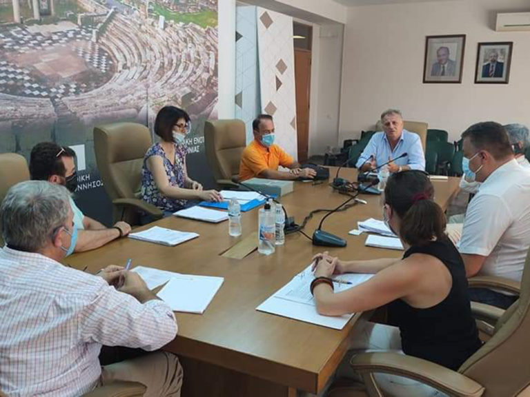 Μεσσηνία: Συνάντηση Καπέλιου με τους μελετητές του έργου οδικής σύνδεσης του παραλιακού μετώπου Καλαμάτας και Μεσσήνης