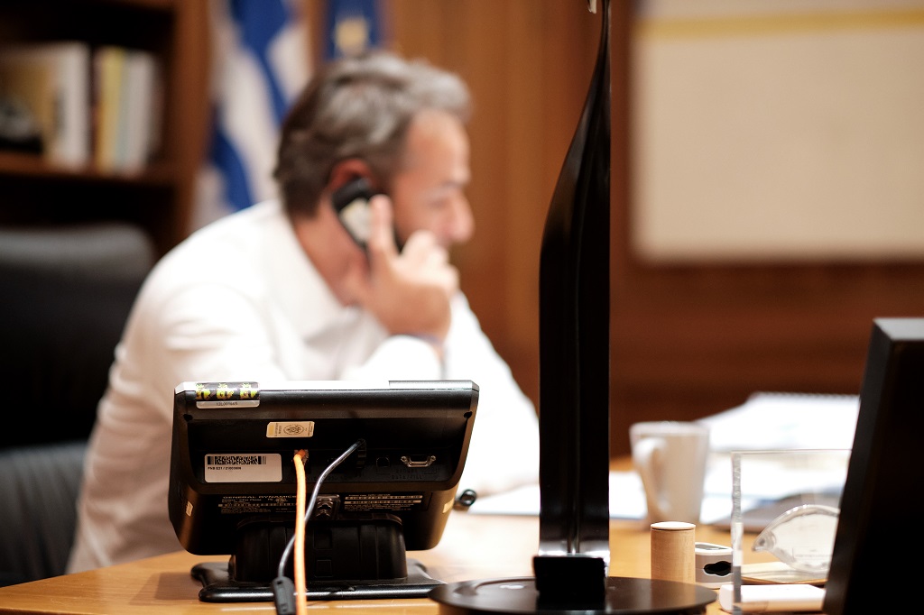 Τηλεφωνική επικοινωνία Μητσοτάκη με τον αναπληρωτή πρωθυπουργό του Ισραήλ
